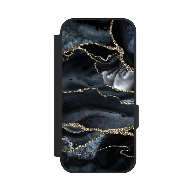 Pixel 10a NIVOflip Dunkler Marmor Gold Glitzerlook