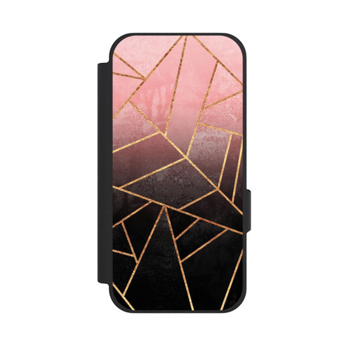 Google Pixel 10a NIVOflip Imprimé Pierre Or Rose Et Noir