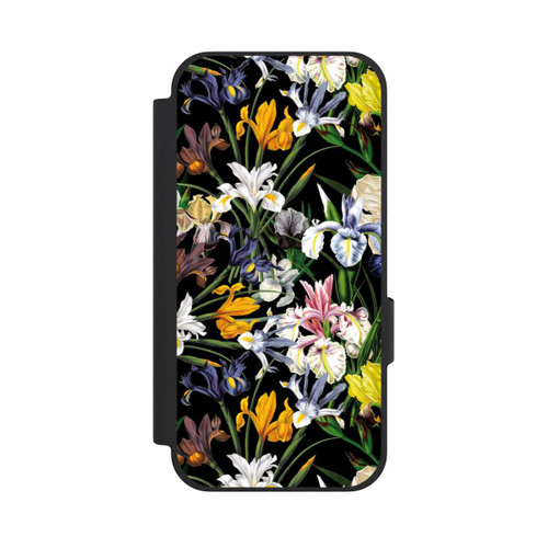 Google Pixel 10a NIVOflip Dunkle Wildblumentapete