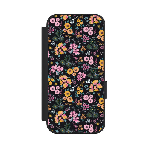 Google Pixel 10a NIVOflip Petites Fleurs colorées Noir 2