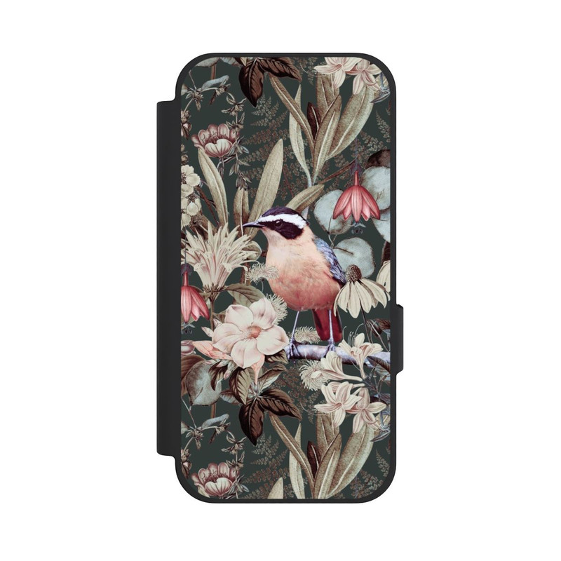Pixel 10a NIVOflip Oiseau orange à motif de fleurs vintage