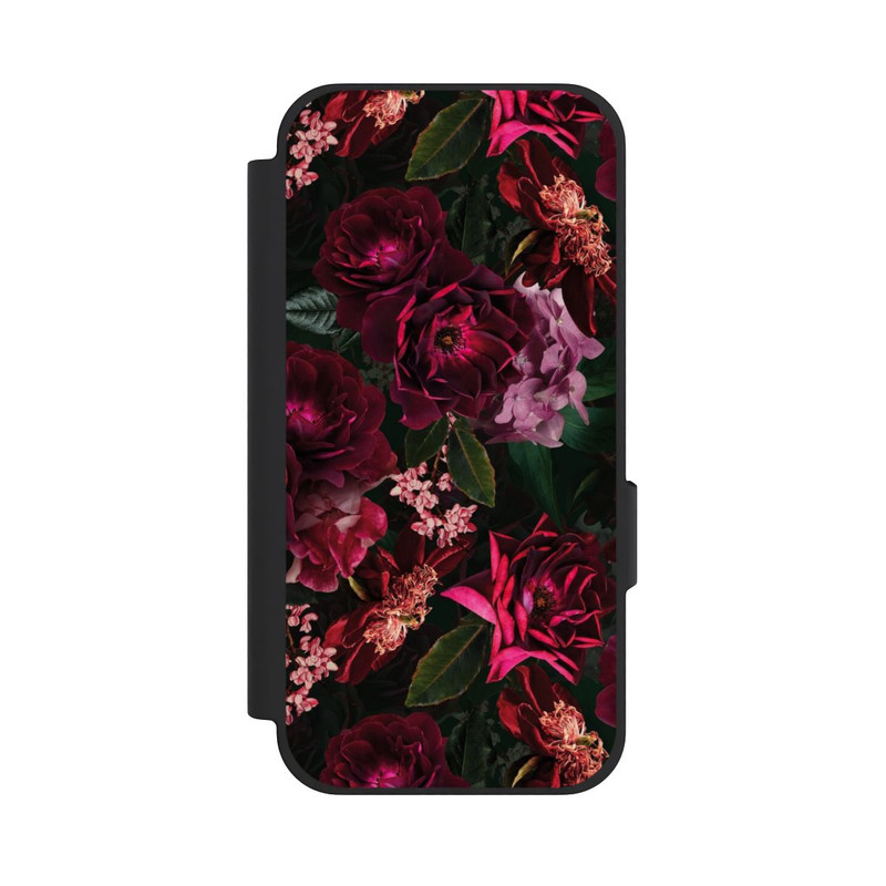 Pixel 10a NIVOflip Fleurs rouge foncé et roses