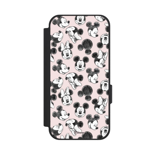 Google Pixel 10a NIVOflip Minnie &amp; Mickey aux multiples visages rose