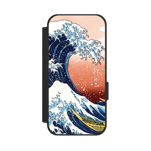 Google Pixel 10a NIVOflip La Grande Vague de Kanagawa Rouge