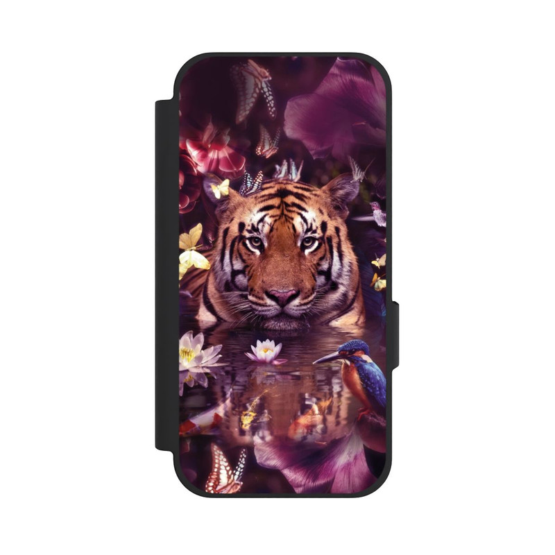 Pixel 10a NIVOflip Tiger Blumenrahmen