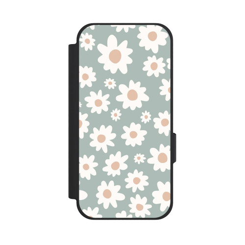 Google Pixel 10a NIVOflip Gänseblümchen Muster grün