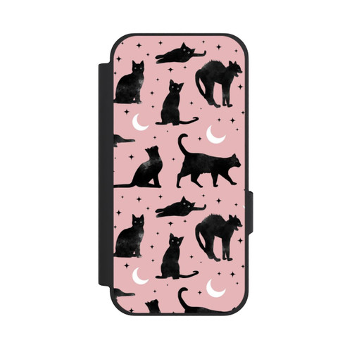 Google Pixel 10a NIVOflip Lune &amp; Chats Fond Rose