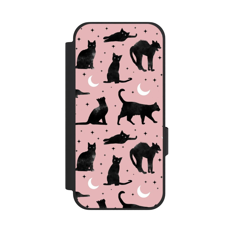 Pixel 10a NIVOflip Lune & Chats Fond Rose