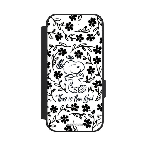 Google Pixel 10a NIVOflip Snoopy Black and White This Is The Life
