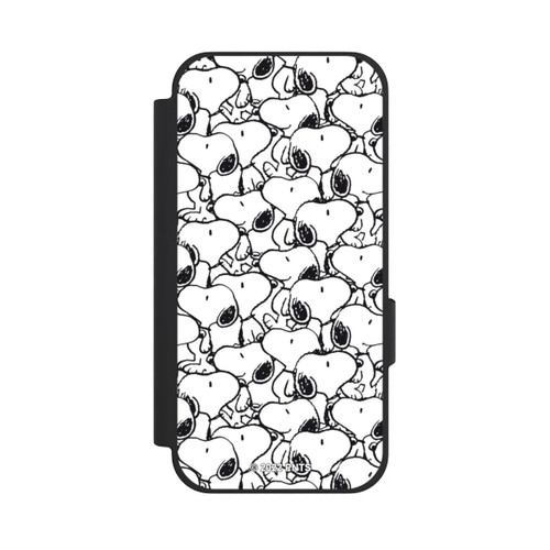 Google Pixel 10a NIVOflip Snoopy Pattern Noir &amp; Blanc