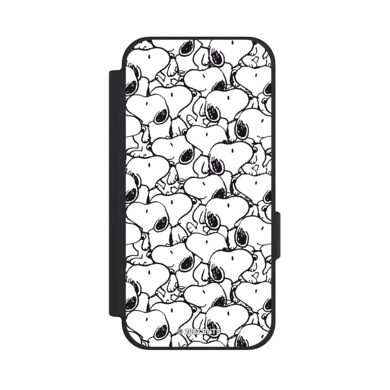 Pixel 10a NIVOflip Snoopy Pattern Noir & Blanc