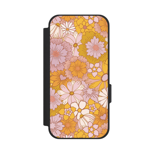 Google Pixel 10a NIVOflip Fleurs Rétro Jaunes