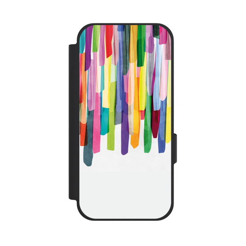 Google Pixel 10a NIVOflip Rayures colorées fond blanc