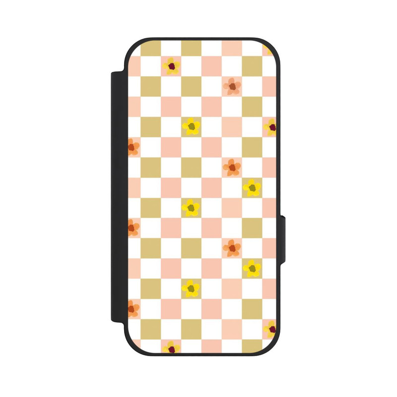 Pixel 10a NIVOflip Chèques Fleurs Pastel Nostalgiques