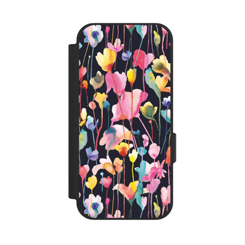 Google Pixel 10a NIVOflip Fleurs sauvages Noir