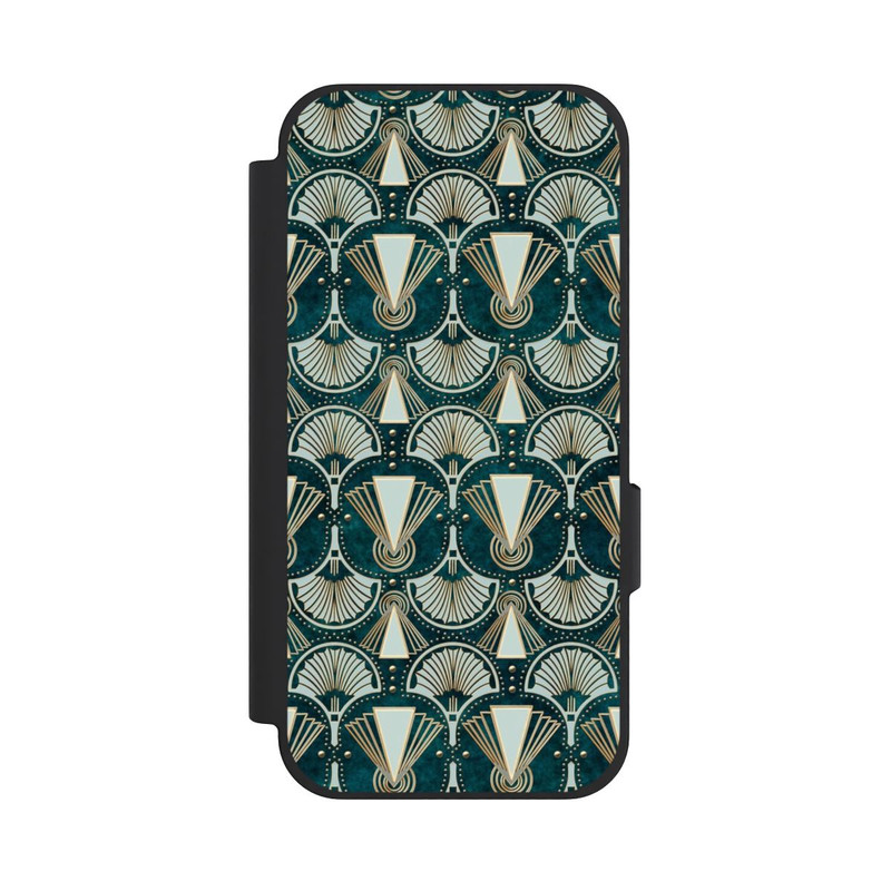 Pixel 10a NIVOflip Art Deco Green Pattern