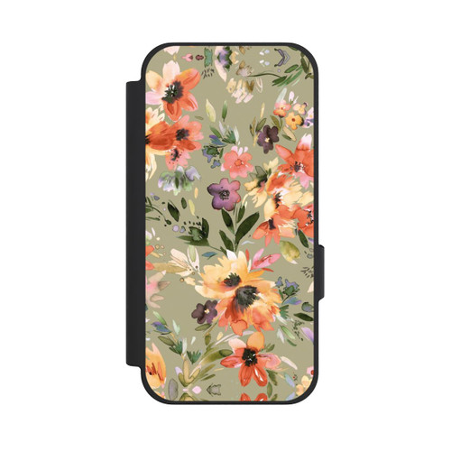 Google Pixel 10a NIVOflip Fleurs tropicales picturales vert sauge