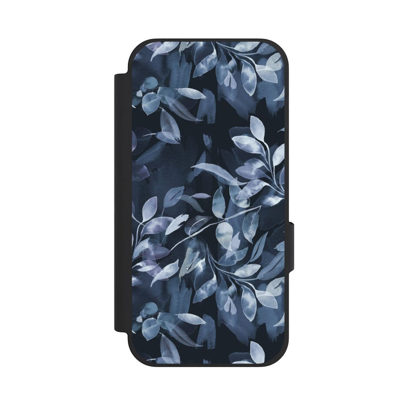 Pixel 10a NIVOflip Mystische Aquarellblätter marineblau