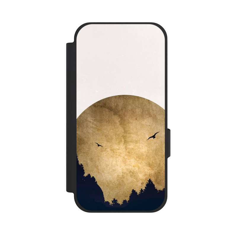 Pixel 10a NIVOflip Zwei Vögel vor Mond