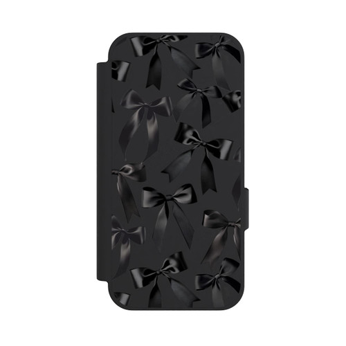 Google Pixel 10a NIVOflip Schwarze Satinschleifen