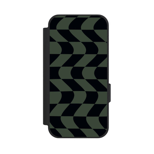 Google Pixel 10a NIVOflip Checked Pattern Green Black