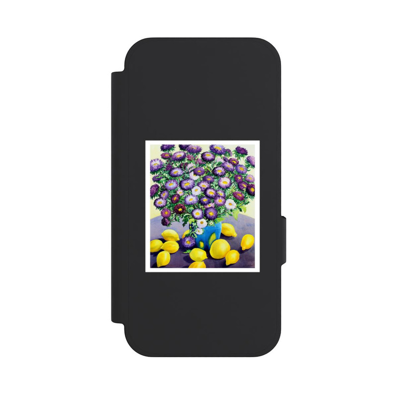 Pixel 10a NIVOflip Purple Asters and Lemons by Christopher Ryland