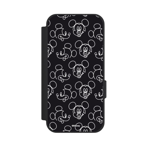 Google Pixel 10a NIVOflip Disney Mickey Faces Black Line Art Pattern