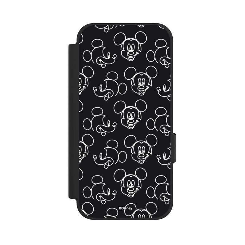 Pixel 10a NIVOflip Disney Mickey Faces Black Line Art Pattern