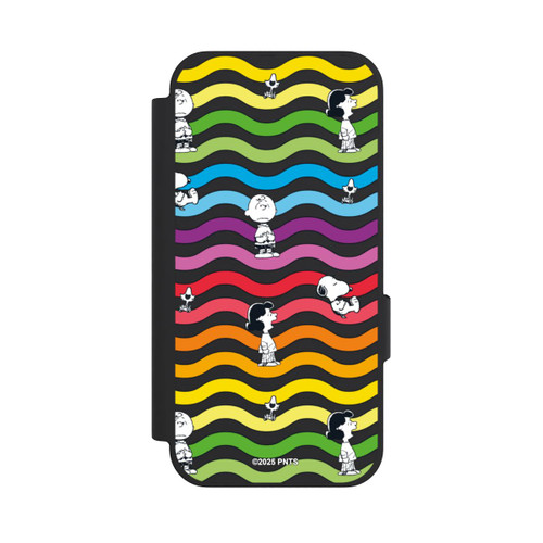 Google Pixel 10a NIVOflip Snoopy Pattern Rainbow Transparent