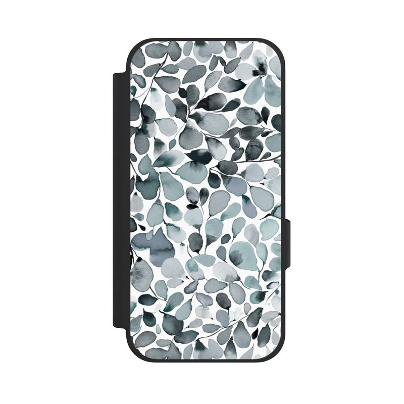 Pixel 10a NIVOflip Eucalyptus Watercolor Leaves Grey