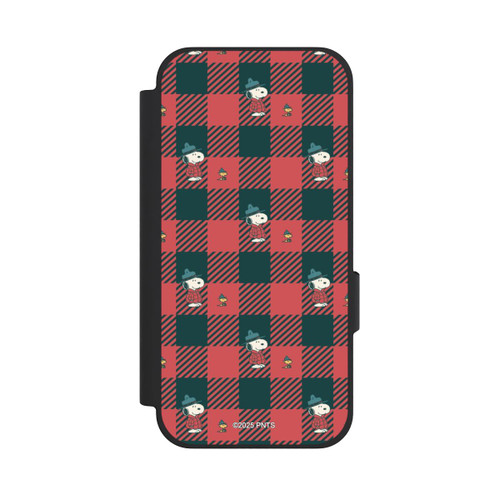 Google Pixel 10a NIVOflip Peanuts Red Tartan Pattern