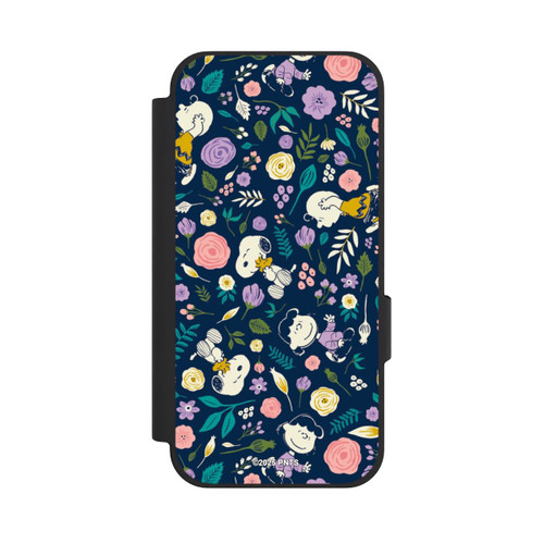 Google Pixel 10a NIVOflip Peanuts Dark Flower Pattern