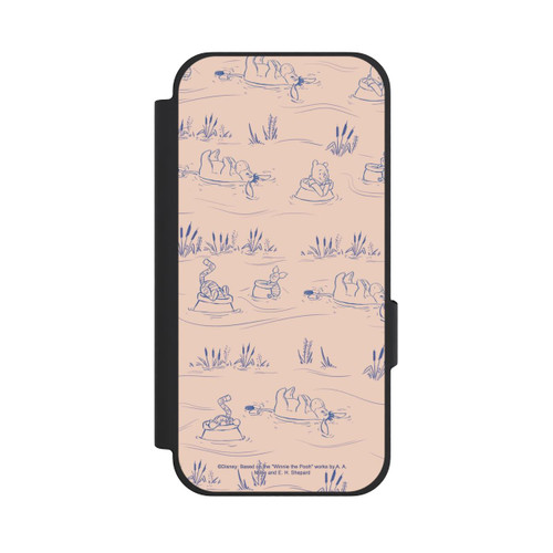 Google Pixel 10a NIVOflip Winnie l'Ourson Pont Rose à Motif Céramique