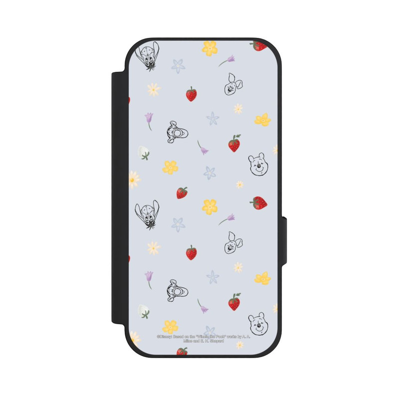 Pixel 10a NIVOflip Winnie Puuh und Freunde Erdbeer Muster Blau