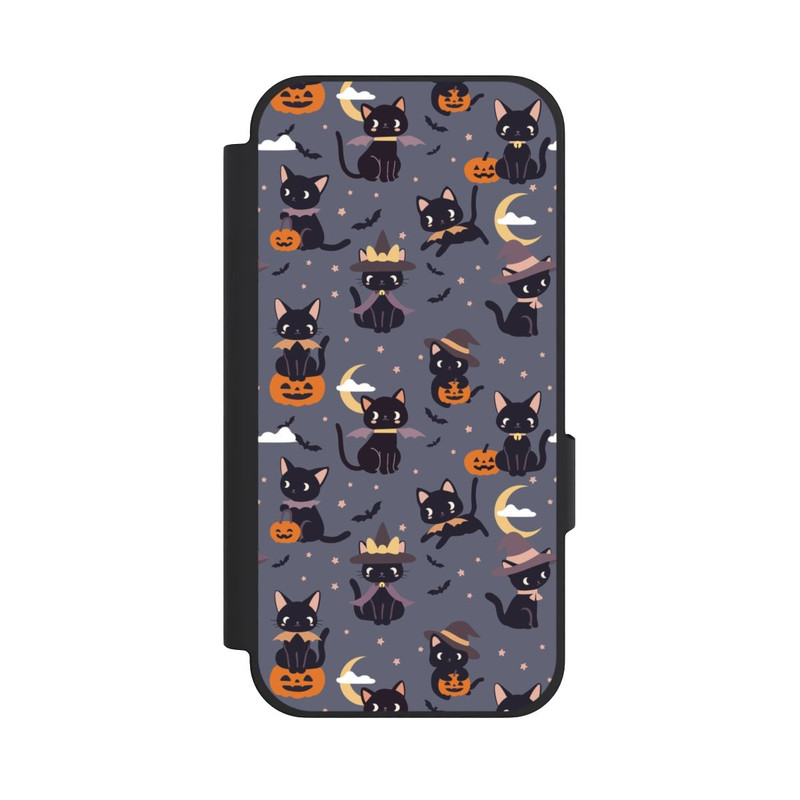 Pixel 10a NIVOflip Cute Halloween Witch Cats and Pumpkins