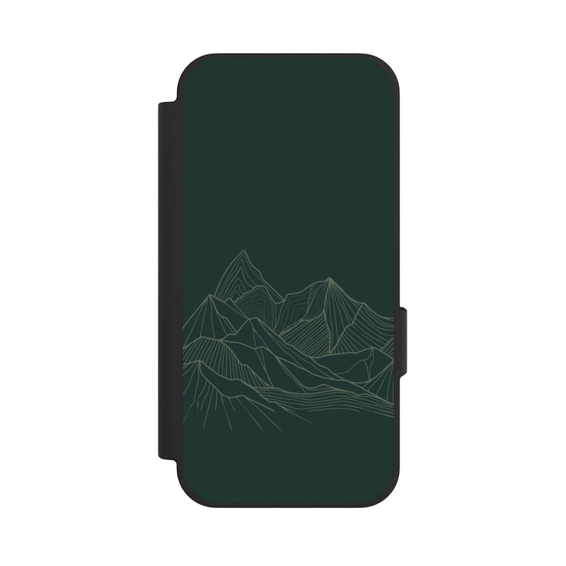 Pixel 10a NIVOflip Dessin Au Trait De Montagne Vert