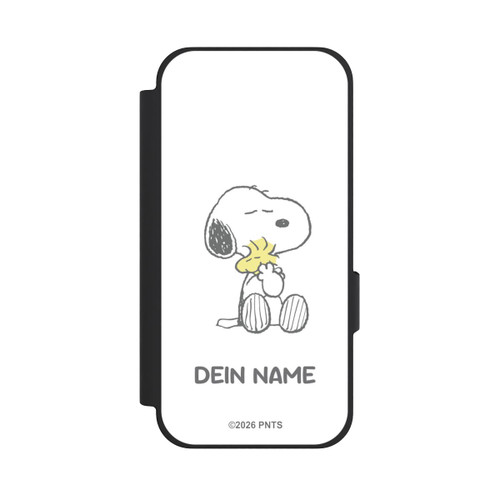 Google Pixel 10a NIVOflip Snoopy And Woodstock Cuddling Personalisierbar