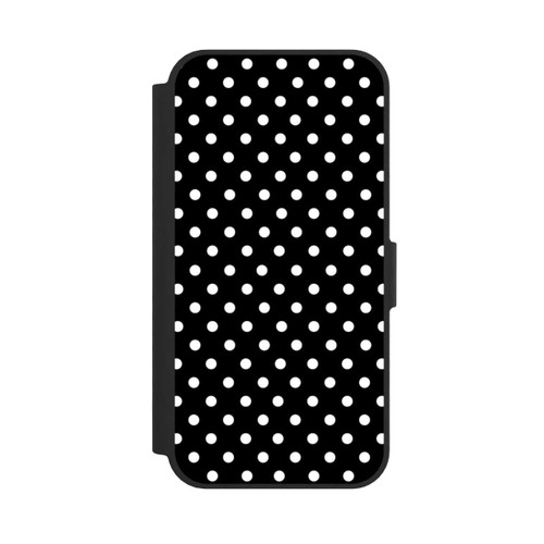 Apple iPhone 17e NIVOflip Confettis blancs sur fond noir