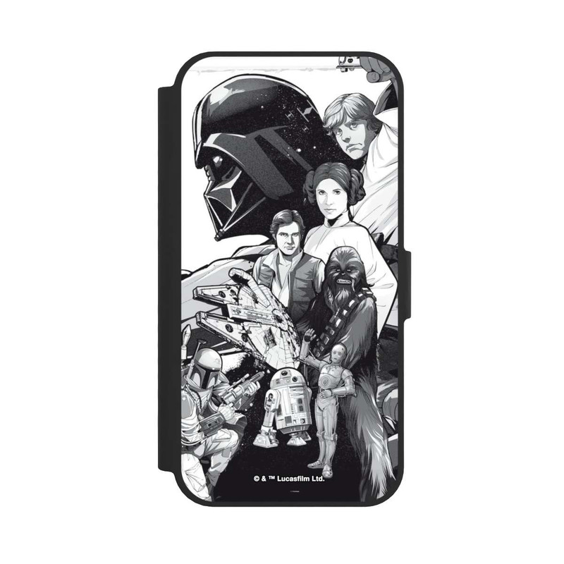 iPhone 17e NIVOflip Personnages StarWars - Noir et Blanc