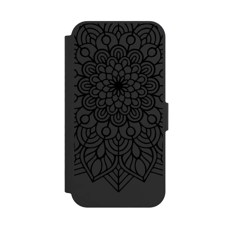 17 e NIVOflip Indian Mandala Schwarz ohne Hintergrund