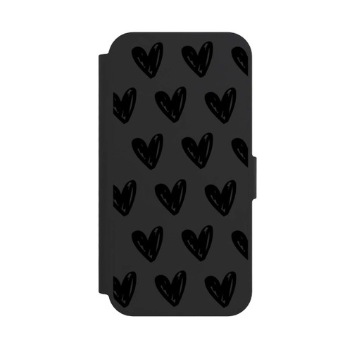 Apple iPhone 17e NIVOflip Herzen Schwarz ohne Hintergrund