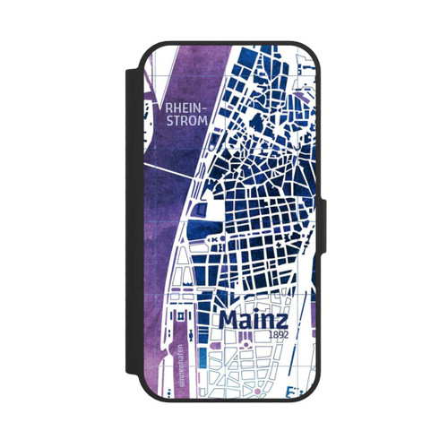 Apple iPhone 17e NIVOflip Mainz Karte Anno 1892 Lila
