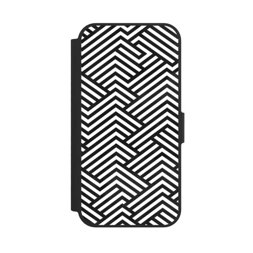 Apple iPhone 17e NIVOflip Schwarz und Weiß ZigZag