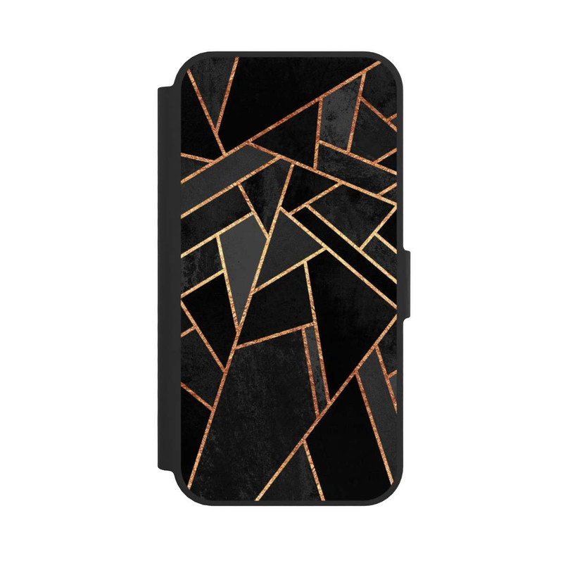 17 e NIVOflip Schwarze Nacht Gold Druck
