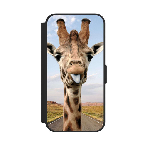 Apple iPhone 17e NIVOflip Giraffe auf der Straße