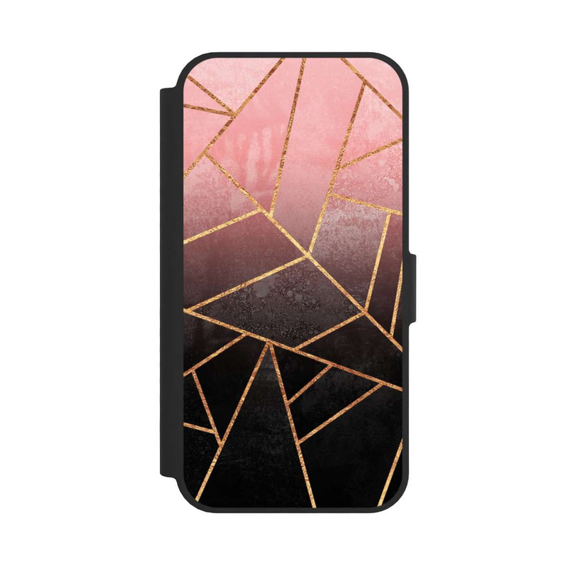 17 e NIVOflip Pinker und Schwarzer Stein Gold Druck