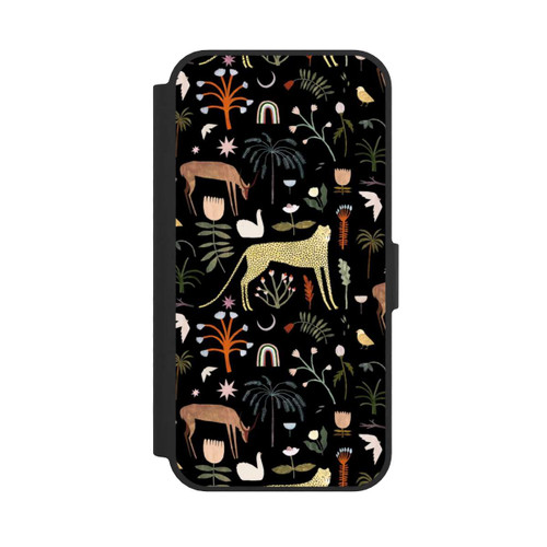 Apple iPhone 17e NIVOflip Wild garden letters by Léa Le Pivert