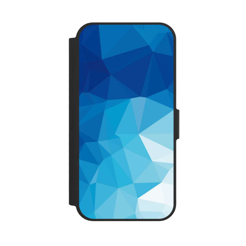 Apple iPhone 17e NIVOflip Mosaïque Polygonale Bleue
