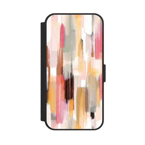 Apple iPhone 17e NIVOflip Abstract Brushstrokes Autumn Shades