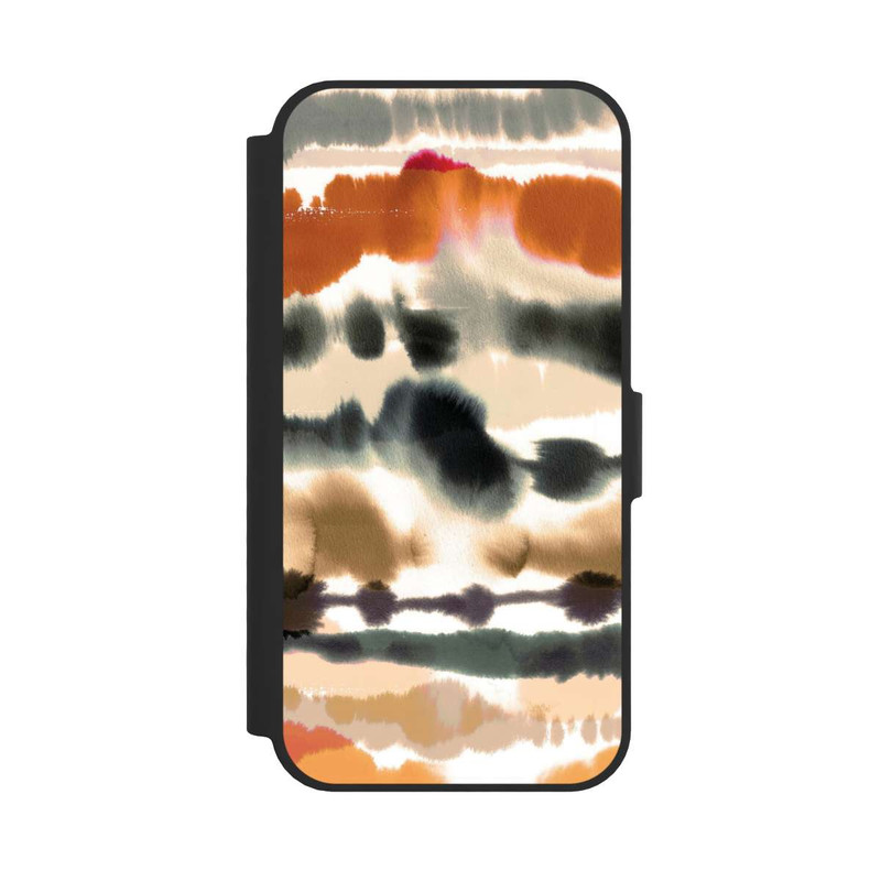 17 e NIVOflip Weiche nautische Aquarelllinien Orange